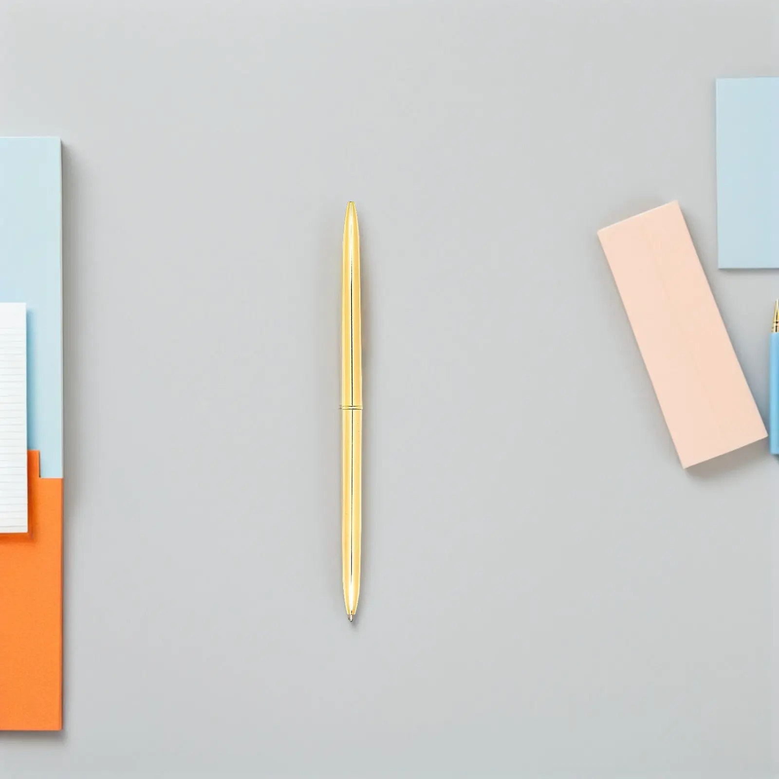 

6 шт. металлических шариковых ручек, элегантные, роскошные на ощупь, легкие, портативные, для школы и офиса, подарок на день рождения, синие