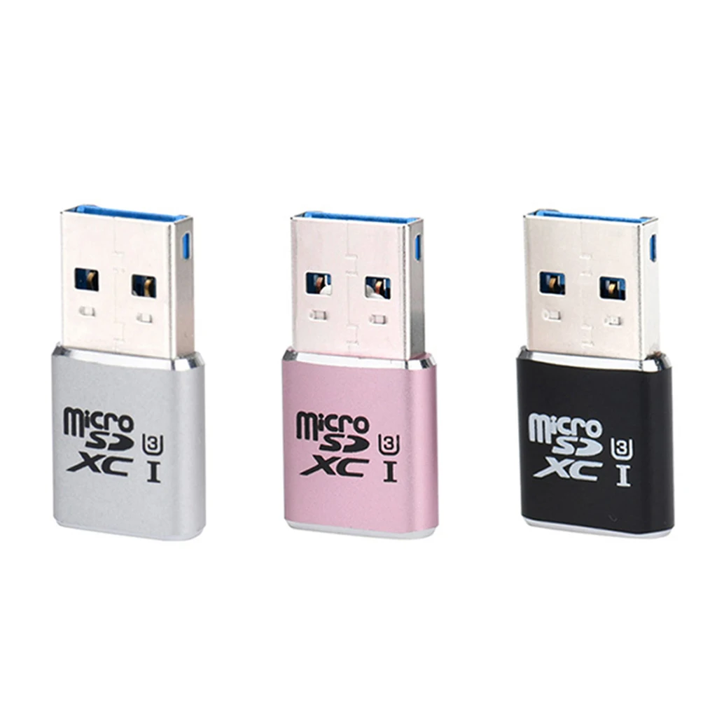 

1PC 3 in 1 Multifunction USB Memory Card Reader Micro-SD Micro SDXC TF Card Reader Adapter Computer Laptop Accessories