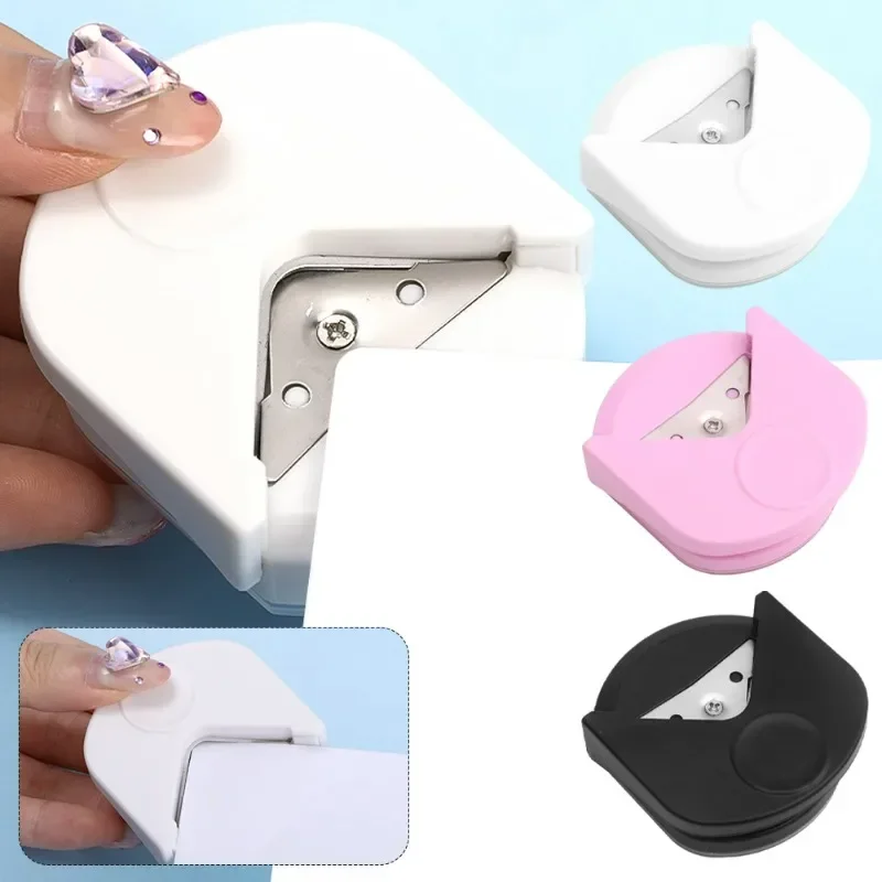 Mini Corner Rounder R4 Corner Punch Portable Paper Trimmer Cutter For idol Cards Photo Cutting DIY Craft Scrapbooking Tools 2024