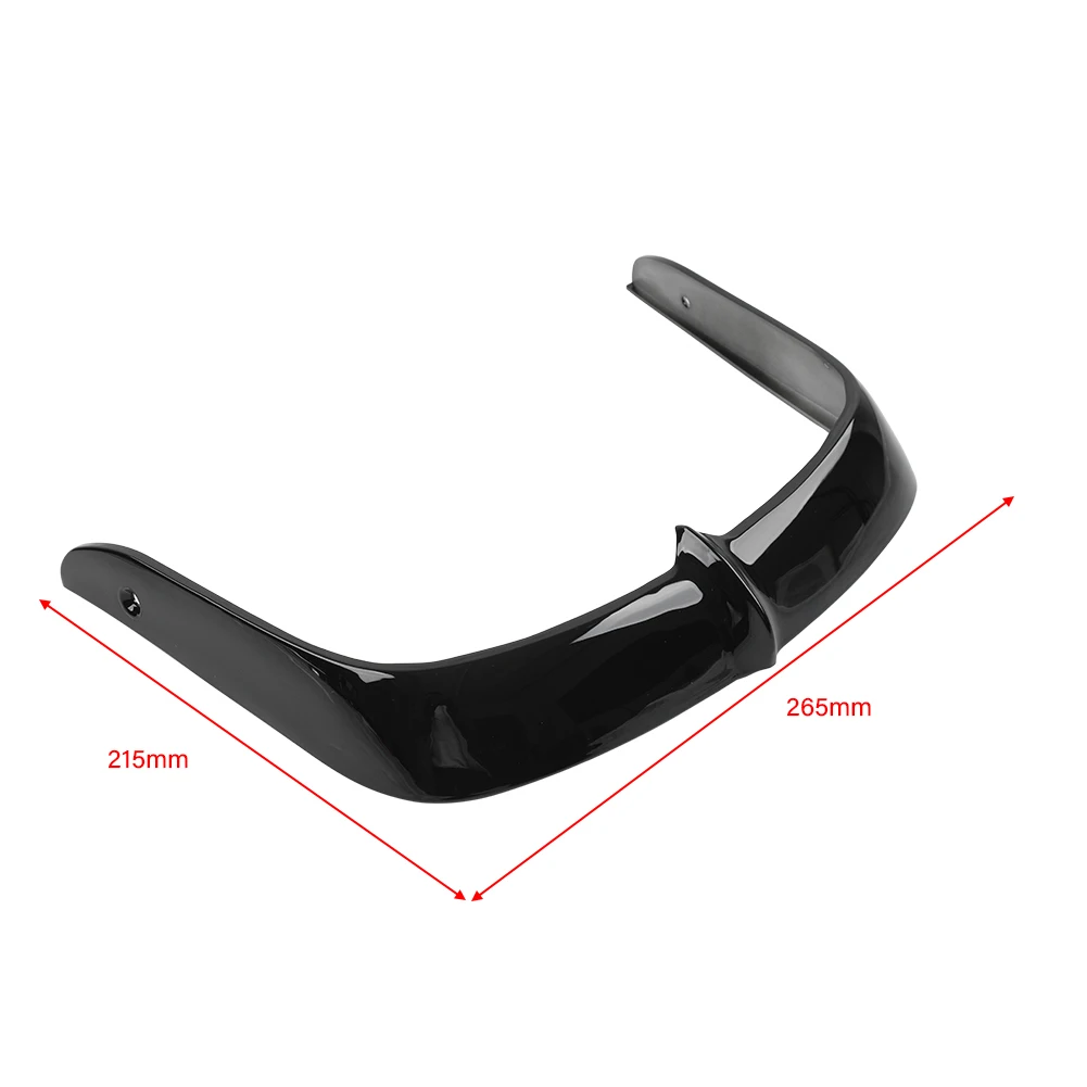 1Pc Chrome/Gloss Black Motorbike Rear Mudguard Tip Trim Decoration ABS For Suzuki Boulevard C50 C50T C50B Intruder Volusia VL800