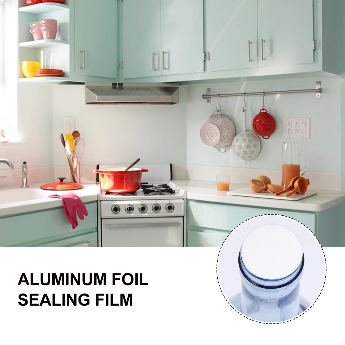 

Aluminum Foil Sealing Gasket for Glass Plastic Bottles Containers Moisture Proof Anti Leakage Pressure Sensitive Pad Universal