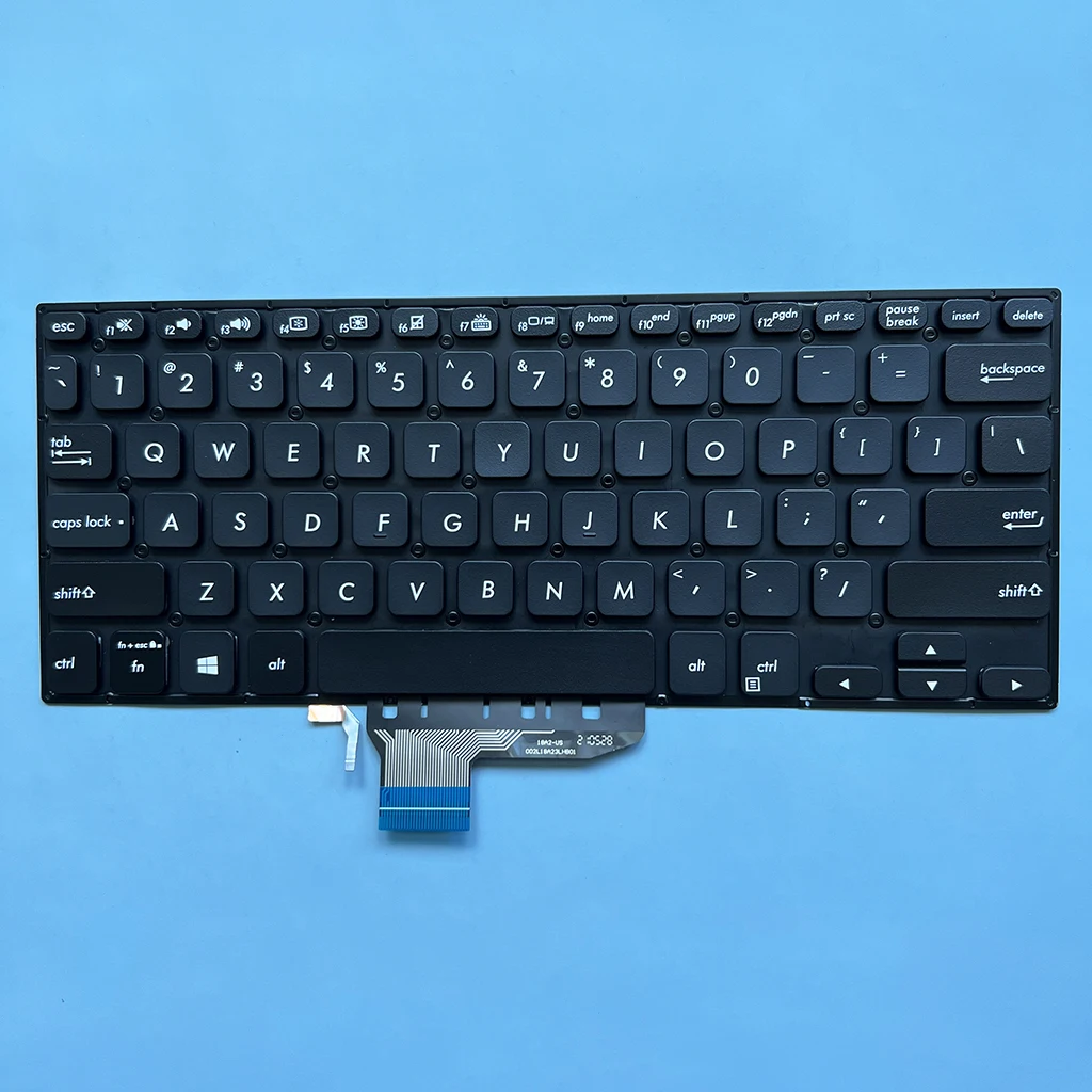 Imagem -03 - Teclado Tp412 dos Eua para Asus Vivobook Flip 14 Tp412 Tp412u Tp412ua Tp412ur Tp412fa Tp412f Tp412ua-ec043t Sf4100 Retroiluminado