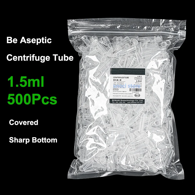 0,5ml 1,5ml 2ml 5ml 10ml Sterile Ultrafiltrations-Zentrifugenröhrchen EP-Röhrchen Reagenzglas PCR-Röhrchen Mikroprobenröhrchen Labor-Probenröhrchen – Detail 2
