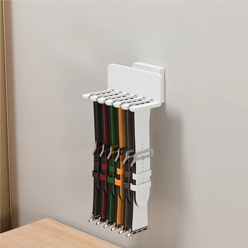 Watchband Organizer Holder for Apple Watch Strap Wall Mount Smartwatch Strap Accessory Storage Shelf image 2