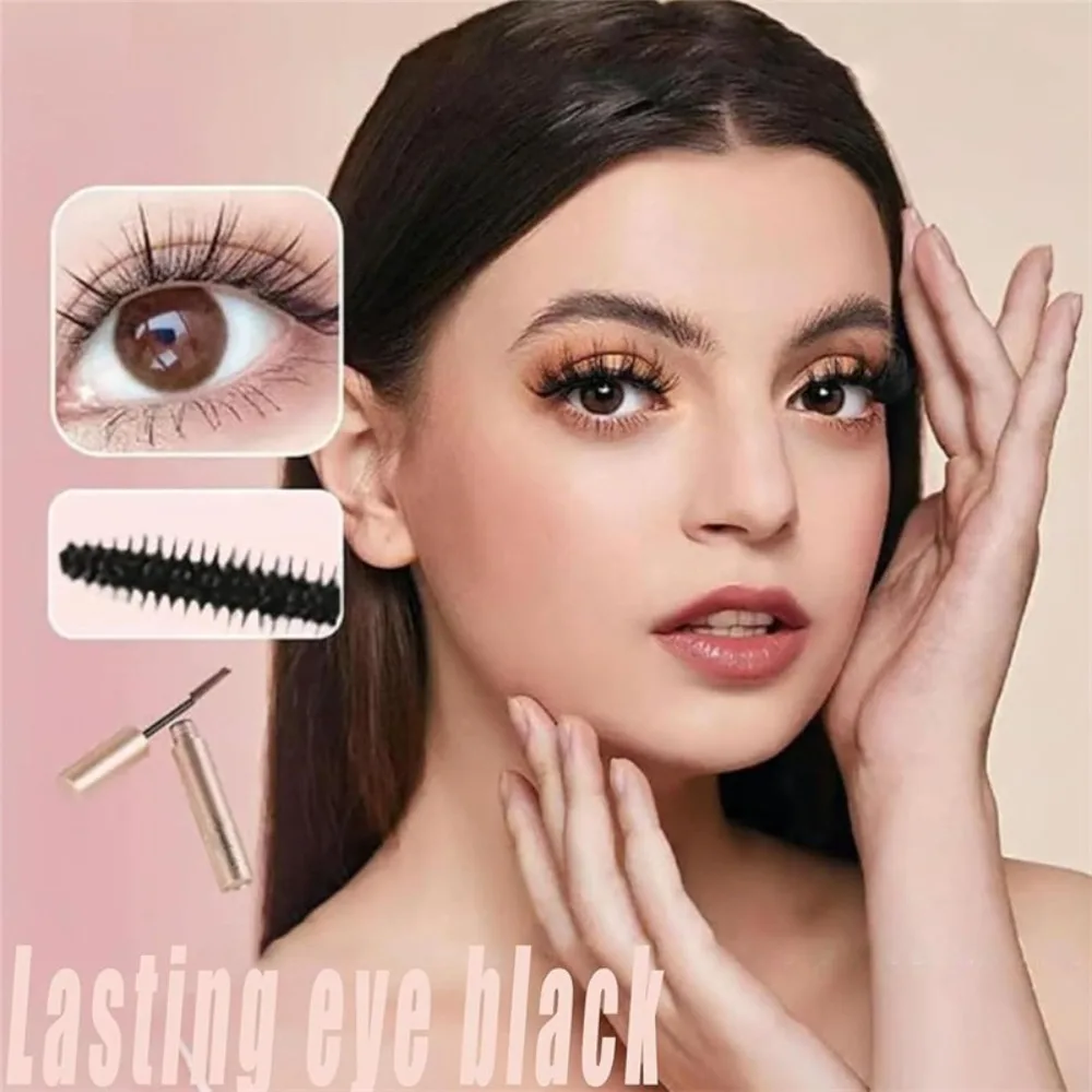 Mascara marrone allungante Mascara volumizzante a rimozione facile Mascara istantaneo impermeabile e resistente al sudore a lunga durata per donne anziane