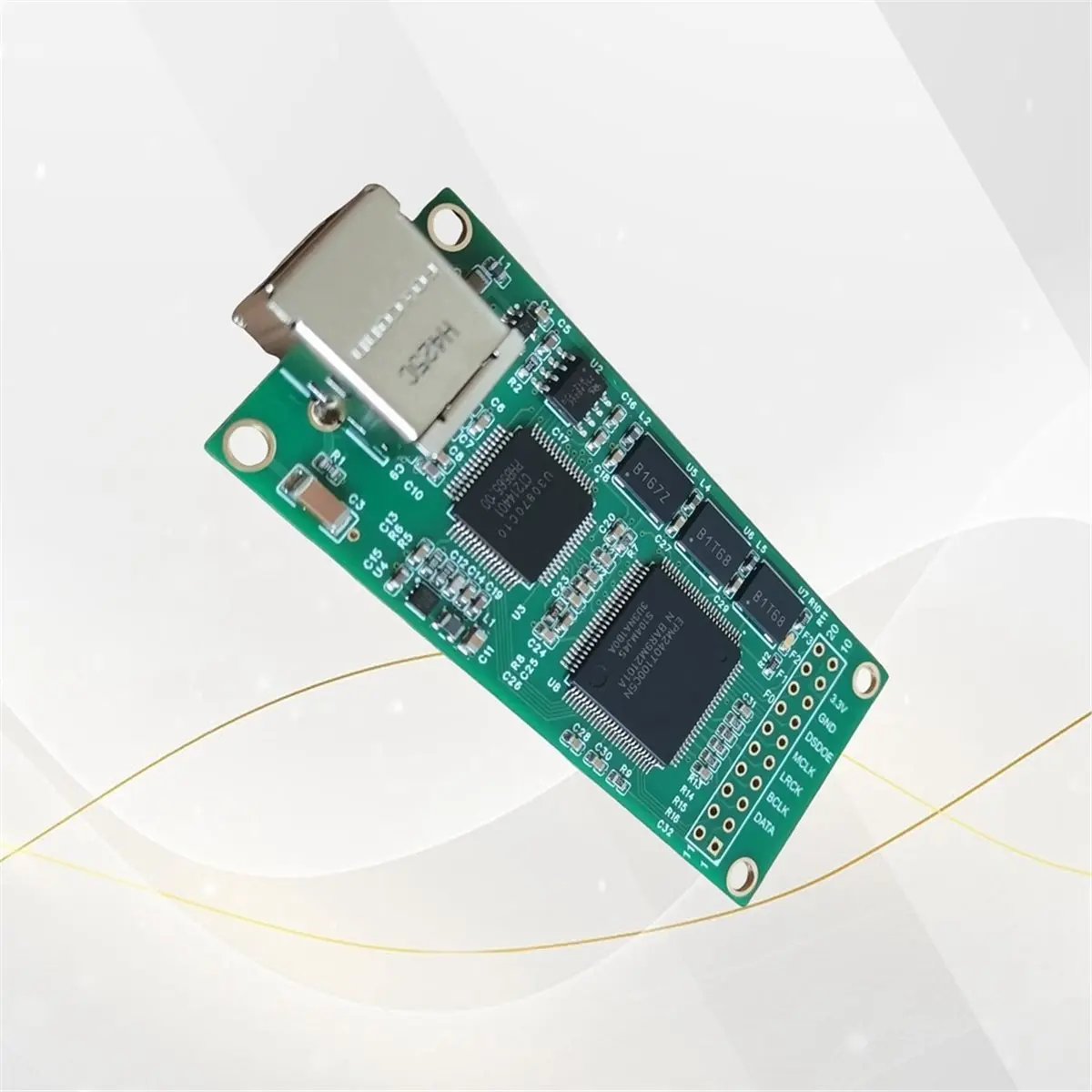 SITIME XMOS XU208 Stepper Card USB Digital Interface Module USB to I2S/IIS Stepper Card DSD256/PCM384
