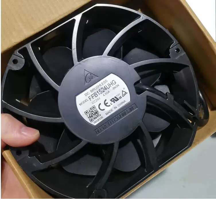 Delta Electronics FFB1524UHG KB94 DC 24V 4.8A 4-Wire Server Cooling Fan