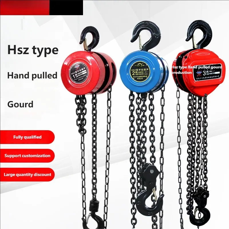 

Hand Chain Hoist Small Lifting Manual Hoist For Industrial Construction And Warehouse Loading Unloading Applications