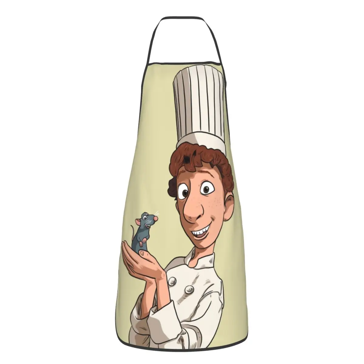 Benutzerdefinierte Ratatouille – Remy- und Linguini-Latzschürze für Damen und Herren, Unisex, Küchenchef, Tablier, Küche zum Kochen, Backen, Gartenarbeit