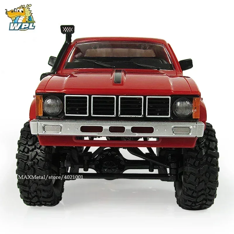 WPL C24-1 C14 Full Scale RC Car 1:16 2.4G 4WD Rock Crawler Electric Buggy Climbing Truck LED Light On-road 1/16 For Kids Toys