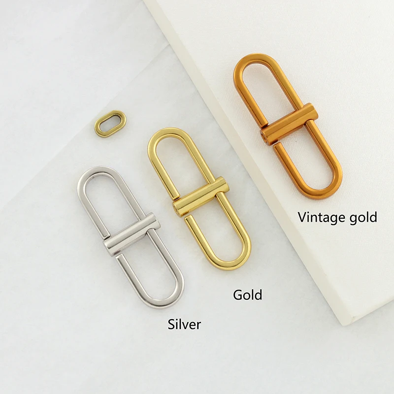 TINBERON Adjustable Buckle Extended Bag Strap Metal Buckle Hook For Shorten Chain Strap Extend Hook Retrofit Bags Accessories