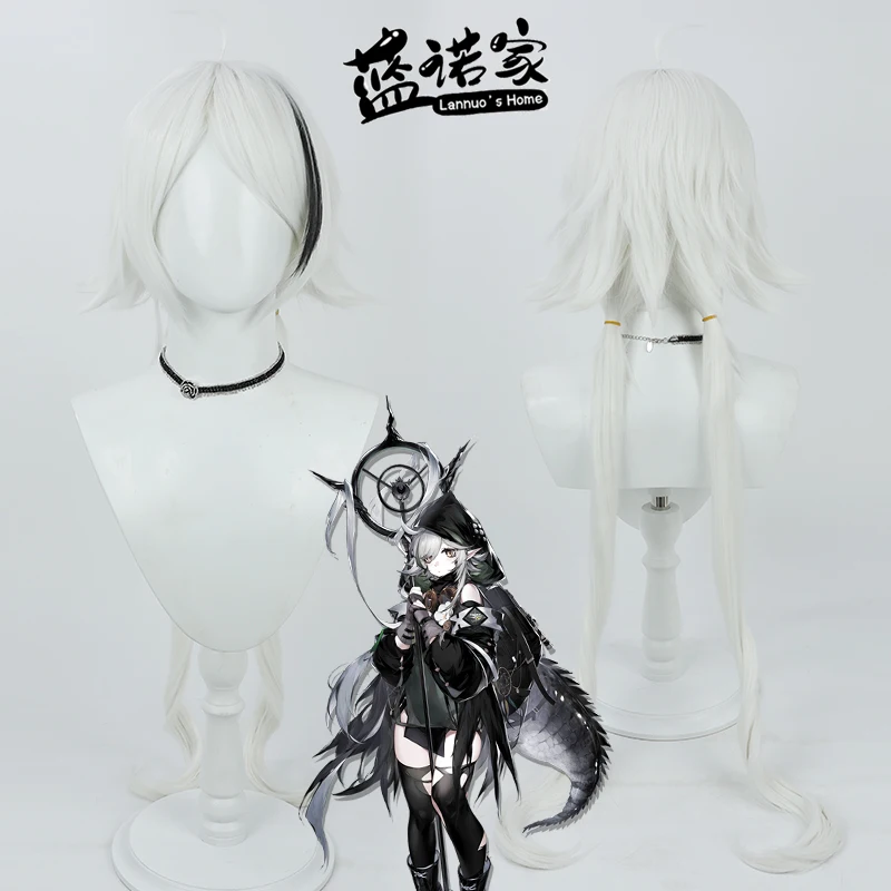 

Anime Arknights Tomimi Cos Cosplay Wig Halloween Carnival Party Props Synthetic Hair Heat Resistant Fiber + Wig Cap