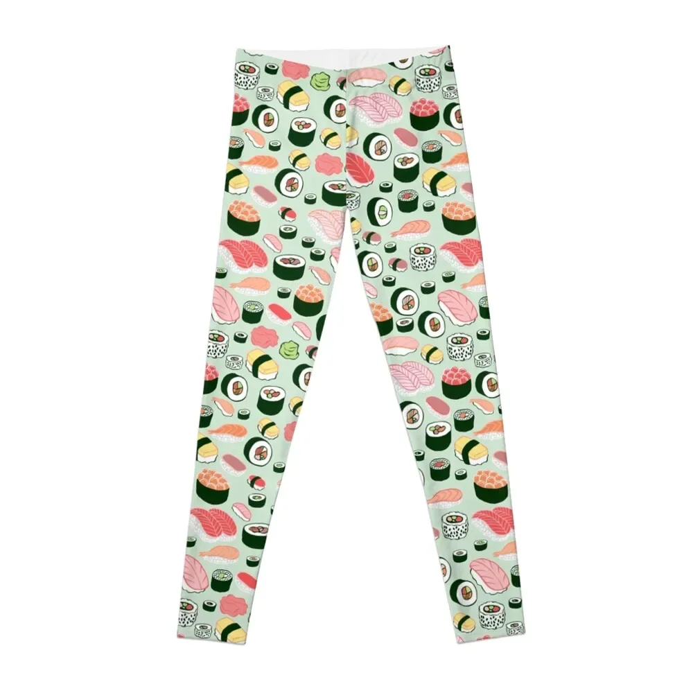 

Sushi Forever! Leggings sport pants exercise clothing for Womens Leggings