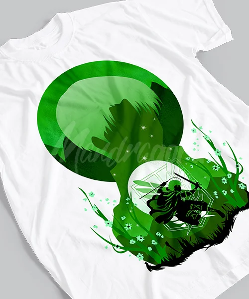 T-shirt for Anime Attack on Titan Capitán Levien ataque