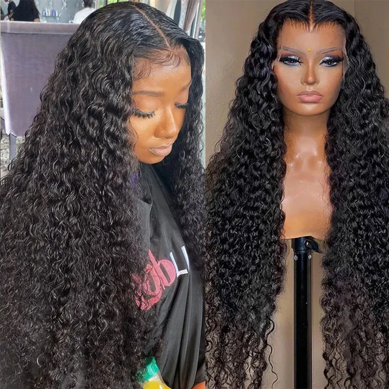 

360 Full Lace Wig Human Hair Pre Plucked 36inch Brazilian Lace Front Human Hair Wig For Woman Deep Wave Frontal Wig 13x6 Hd Lace