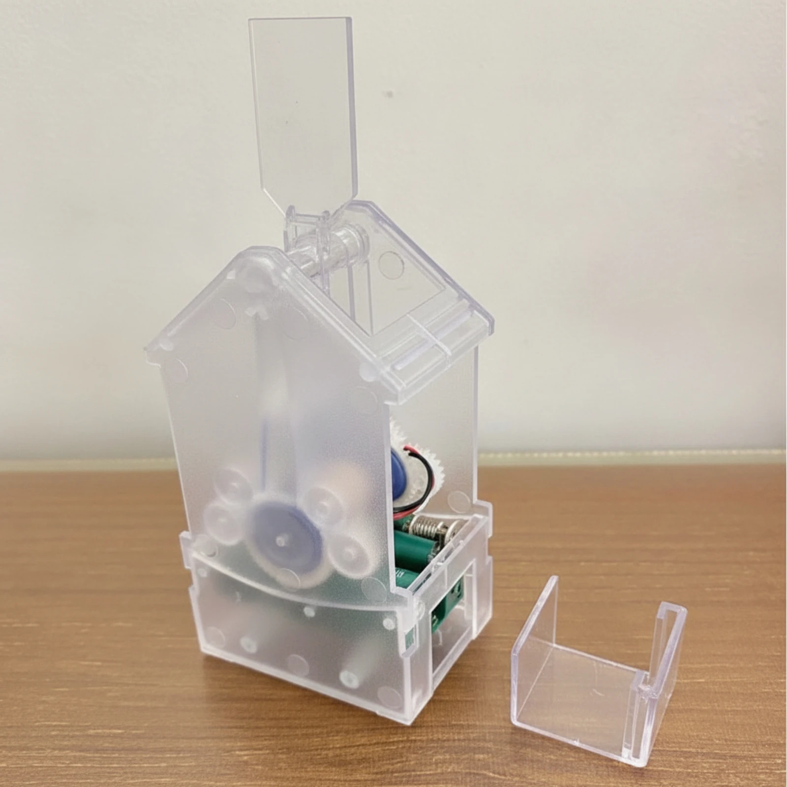 Swinging Display with Top Holder Tabletop Battery-Powered Sign Holder Compact for Retailers, Retail Counters