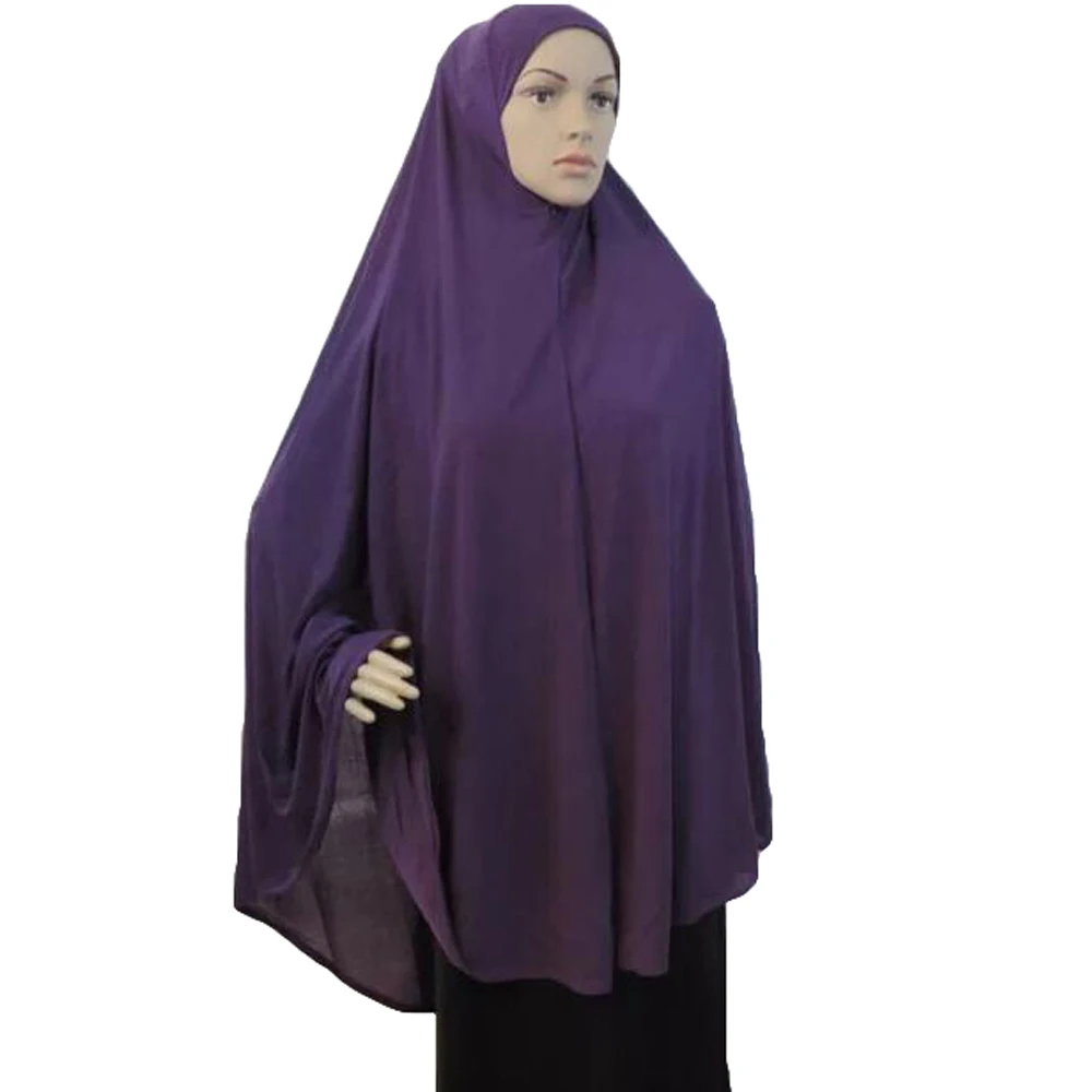 

Large Khimar Ramadan Women Muslim Prayer Hijab Scarf Turban Islamic Headscarf Shawls Wrap Niqab Nikab Burqa Amira Arab 120*110Cm