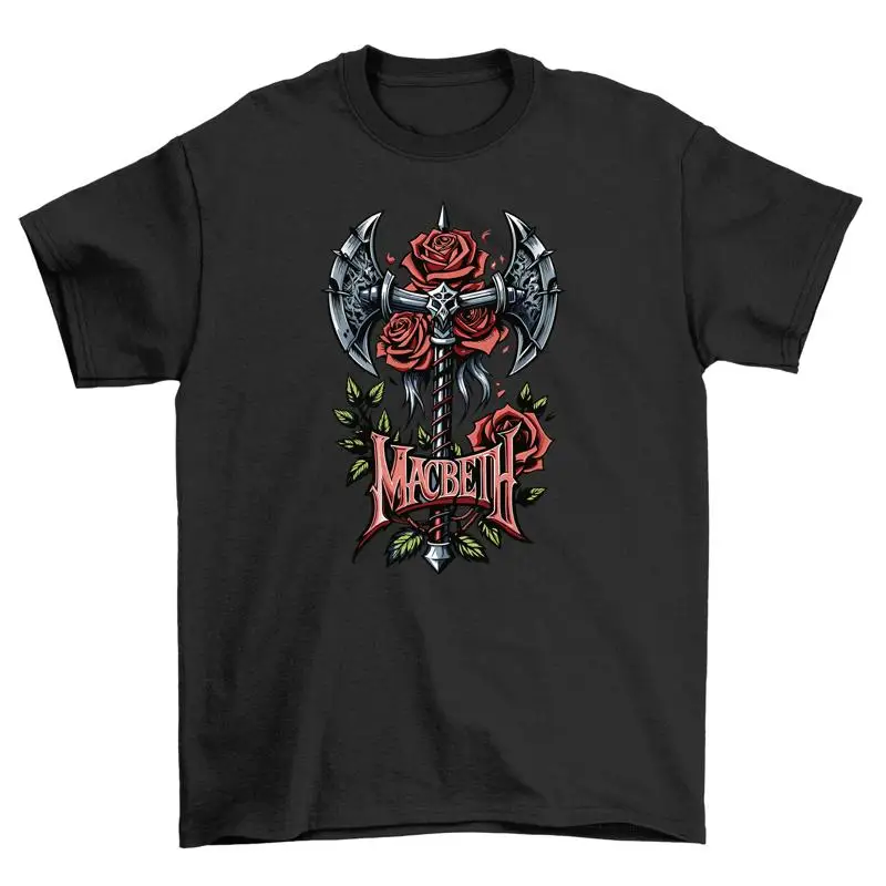 Gothic_65 Roses Sword T Shirt Dark Delightful Unleash Your Inner Gothic Fanta