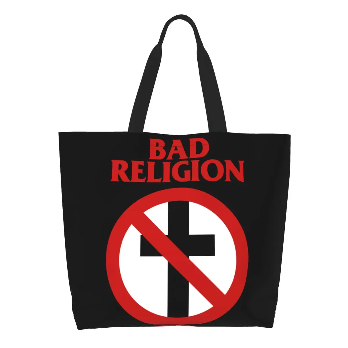 bad religion Punk Rock American Women Shoulder bag 40X50cm Tote bag Shopping handbag Convenient Travel Book Custom Logo