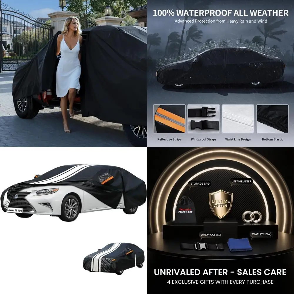 

Чехол для автомобиля на заказ для серии ES (2001-2026) - для улицы/дома, всепогодный, водонепроницаемый, с защитой от УФ-излучения