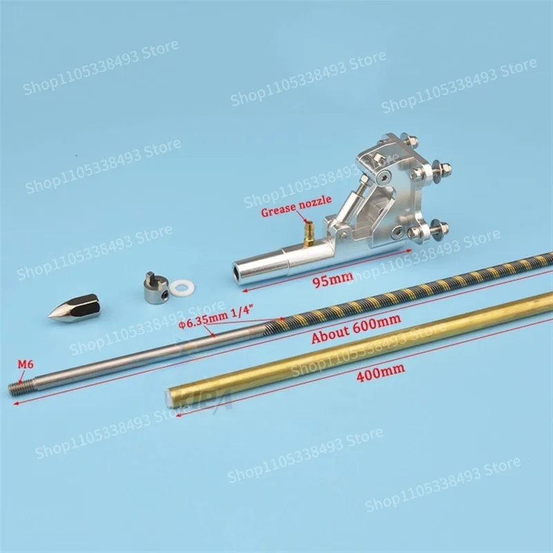 For Ship Model Shaft Bracket, Mouse Tail 6.35 * 95mm Mouse Tail Shaft Bracket, Oil Tanker Spare Parts