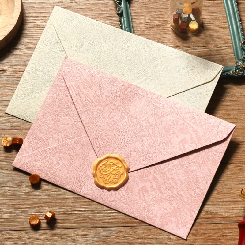 5pcs Tree Pattern Envelope，Vintage Creative Wedding Invitation Card Birthday Greeting Card Postcard Envelope Business Envelope
