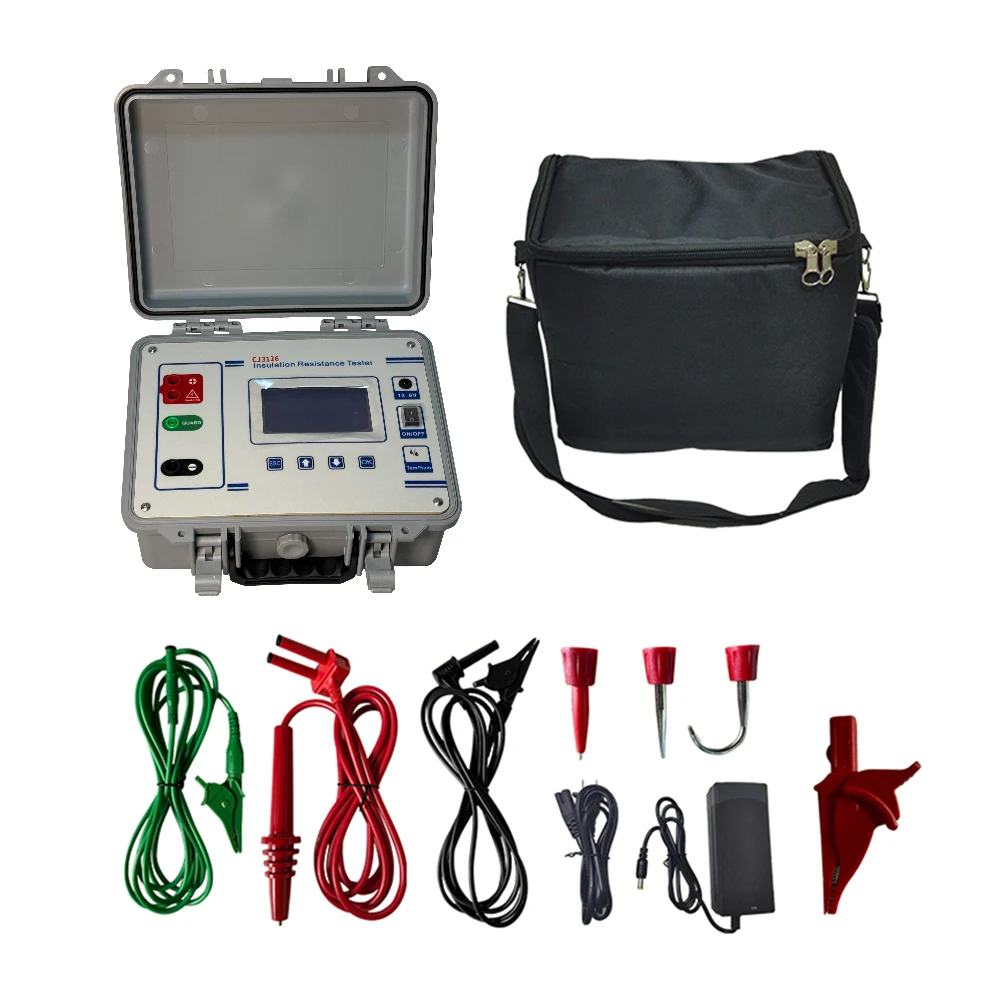 Hot Sale Megohmmeter Insulation Resistance Tester 5kv-Common Version With Large Screen Color LCD Display Screen
