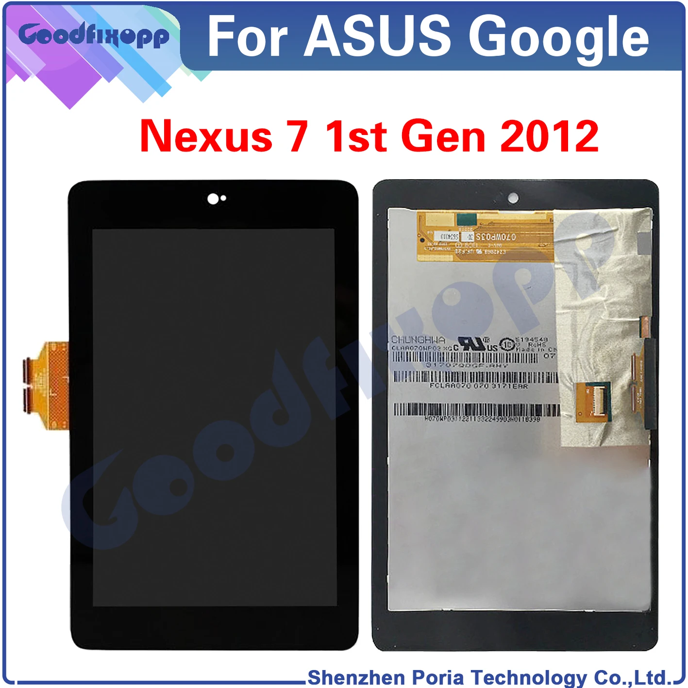 For ASUS Google Nexus 7 1st Gen 2012 ME370T ME370 LCD Display Touch Screen Digitizer Assembly