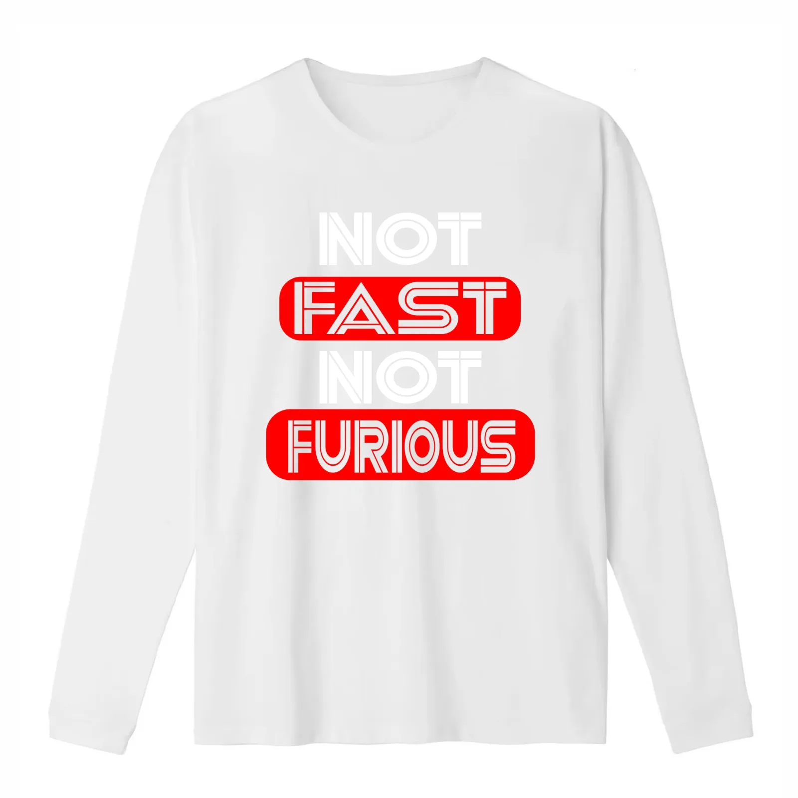 Not Fast Not Furious funny shirt T-Shirt Summer Casual Cotton Tee Oversized Streetwear Tops Vintage Graphic Print - view 4