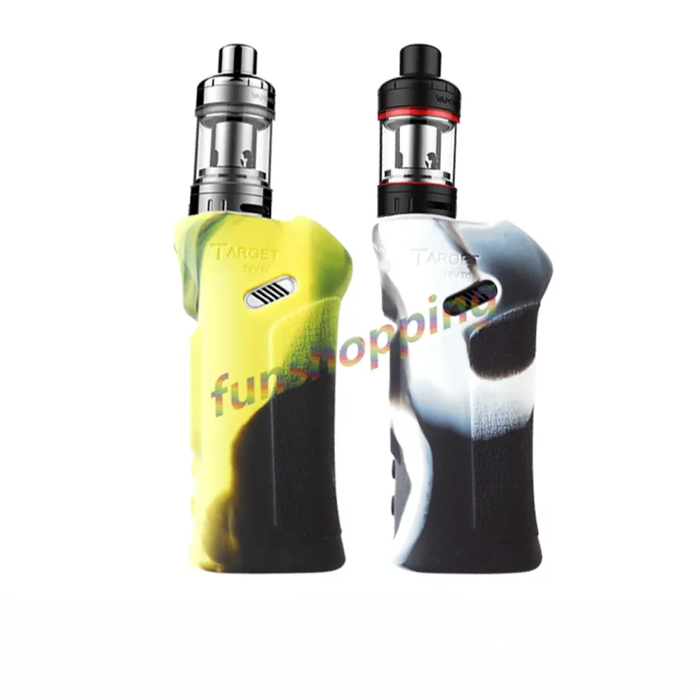 2 szt. Kolor losowy dla docelowego VTC 75w zestaw pokrywa silikonowa dla docelowej VTC 75W VT VW Mod rękaw ochronny skóra szybka darmowa wysyłka