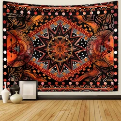 1pc Vintage Sun, Moon Tapestry, Bohemian Tapestry, Hippie Style Tapestry, Bedroom and Living Room Decorative Wall Hanging