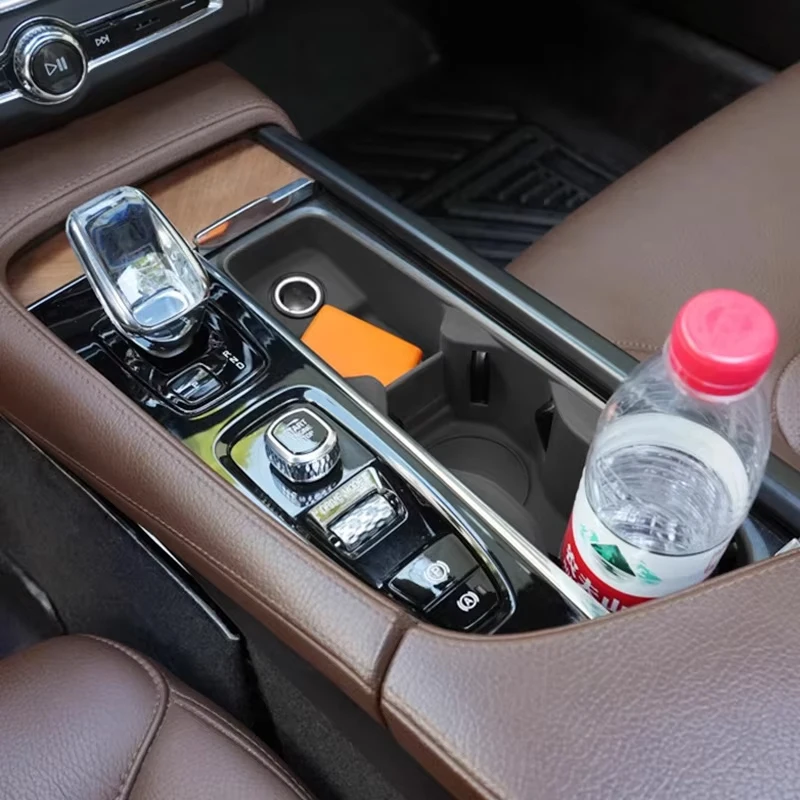 Suitable for Volvo xc60 xc90 s90 v90 s60 v60 water cup pad silicone storage box car accessories