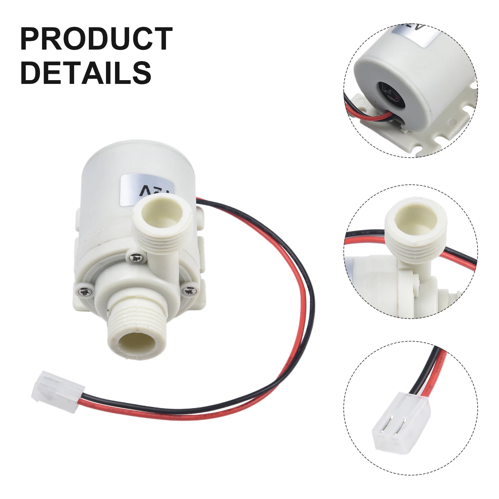 

Новый циркуляционный насос BYT-7A006 с латунным соединителем, 12В, улучшенная версия, с зажимом из нержавеющей стали, напорная головка