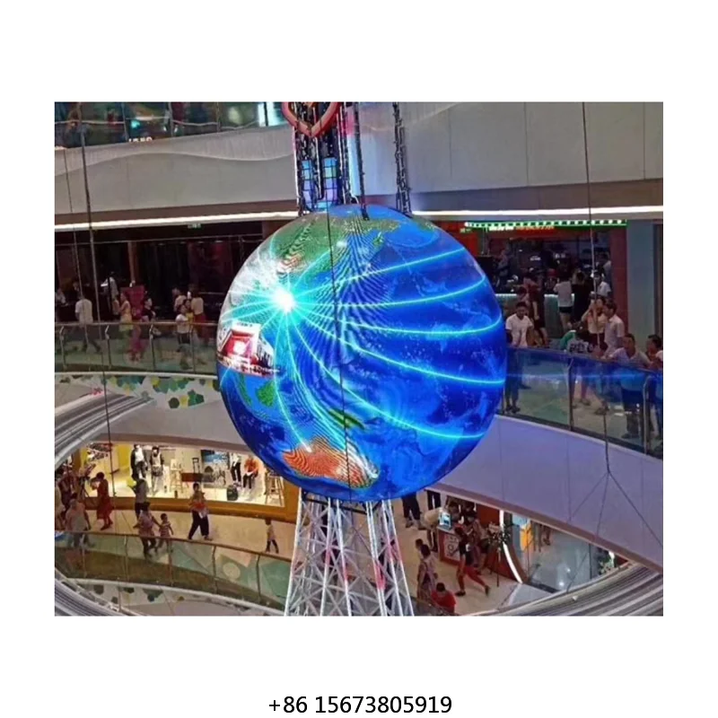 P2.5 1M Indoor Spherical Led Screen 360 Ball Led Wall Round Advertising Sphere Led Display Sreen