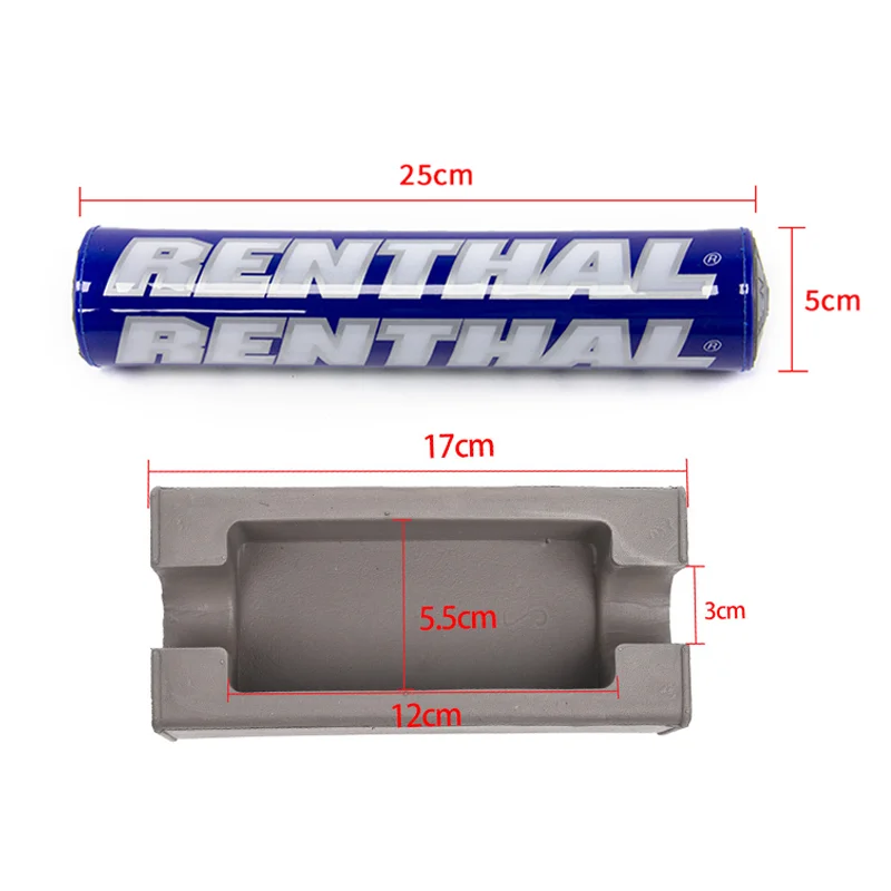 Motorcycle Handlebar Foam Pads For Renthal Protector Grips Crossbar Cross Chest For Honda KTM Yamaha Kawasaki ATV DirtBike Quad