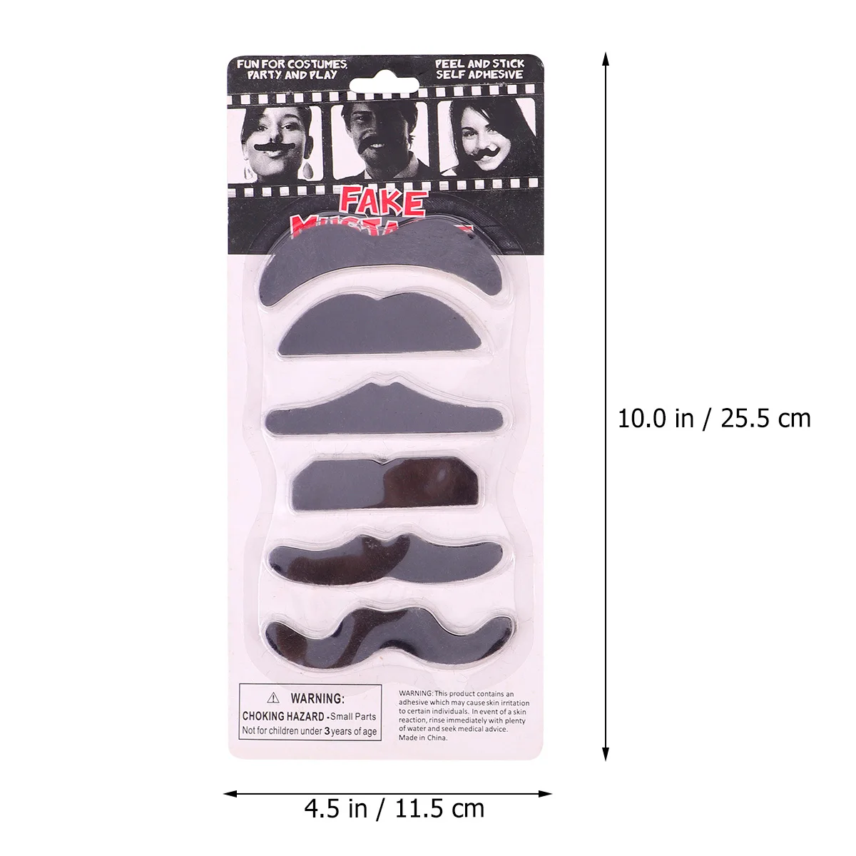 

2 Pcs Fake Beard Suit Beards Mustaches Handlebar Costume Pirate Facial Hair Clothing for Men
