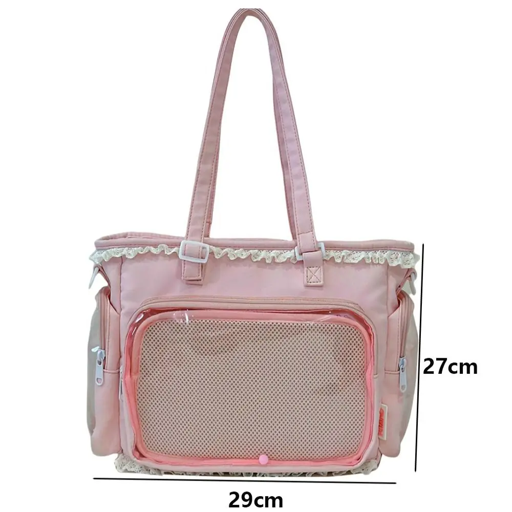 Lolita Ita bolso de pesca estilo japonés ventana transparente - imagen 4