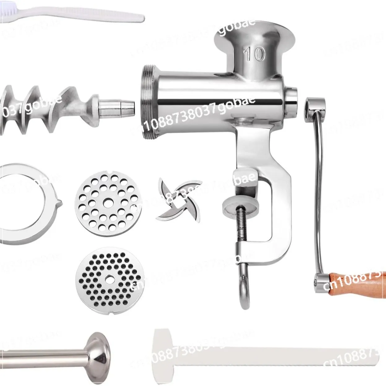 

Ручная мясорубка из нержавеющей стали, ручная рукоятка для начинки фарша