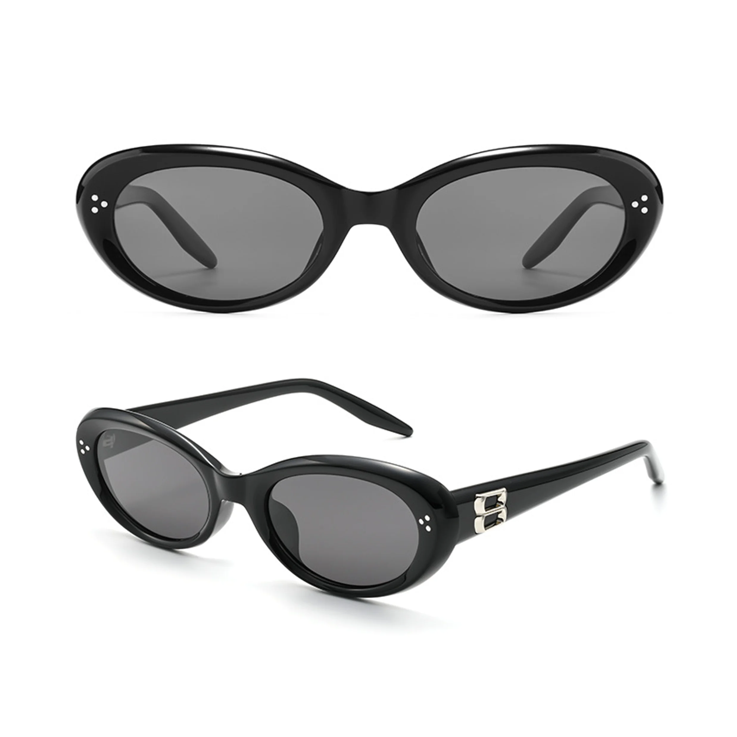 Wide-Rim Acetate Cat Eye Frame Anti Blue Light Myopia Hyperopia Astigmatism Glasses High Prescription Eyeglasses