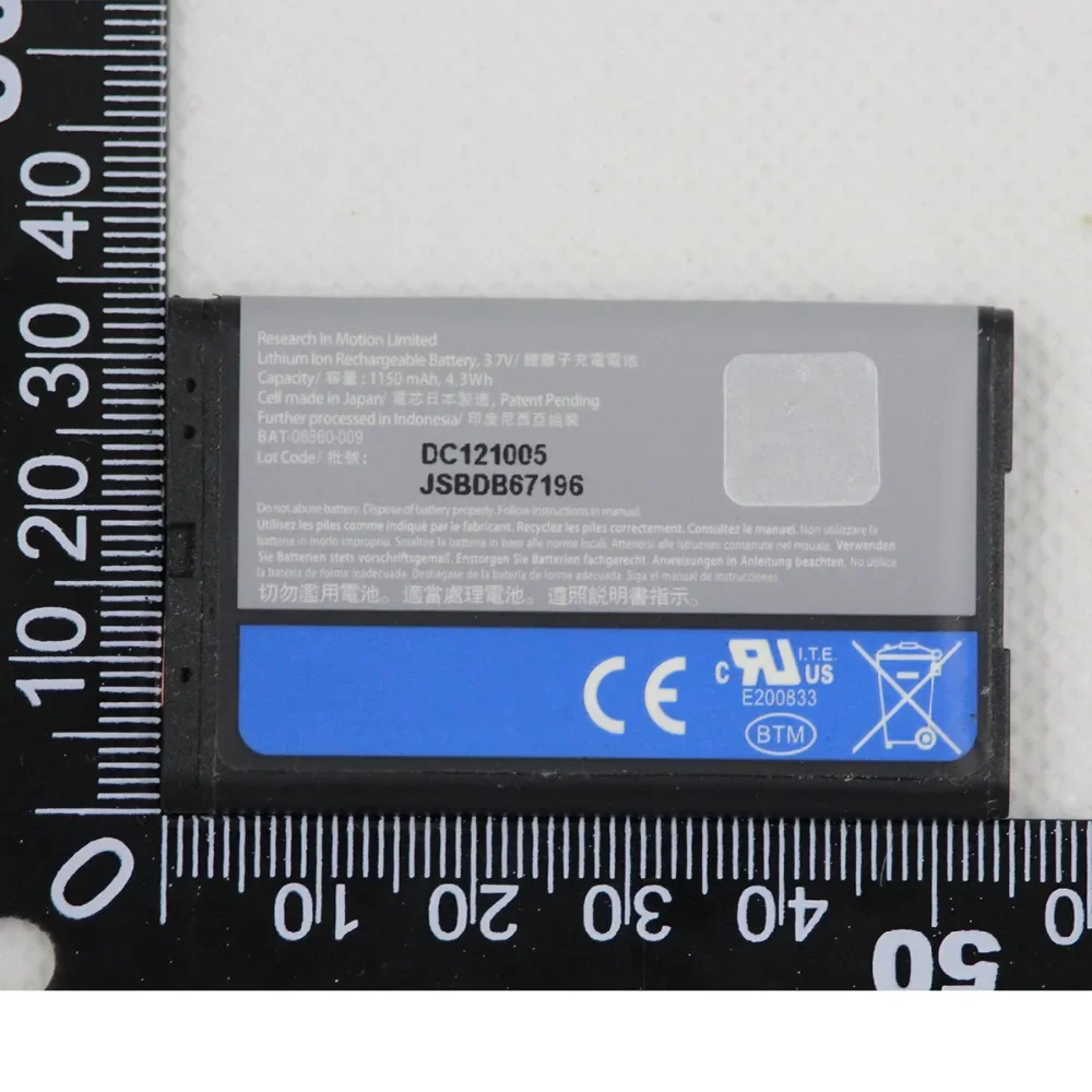 10 шт./лот, аккумулятор C-S2 для телефонов Blackberry Curve 9300, 8300, 8310, 8320, 8330, 8520, 8530, 8700, внутренняя сменная батарея для мобильных устройств