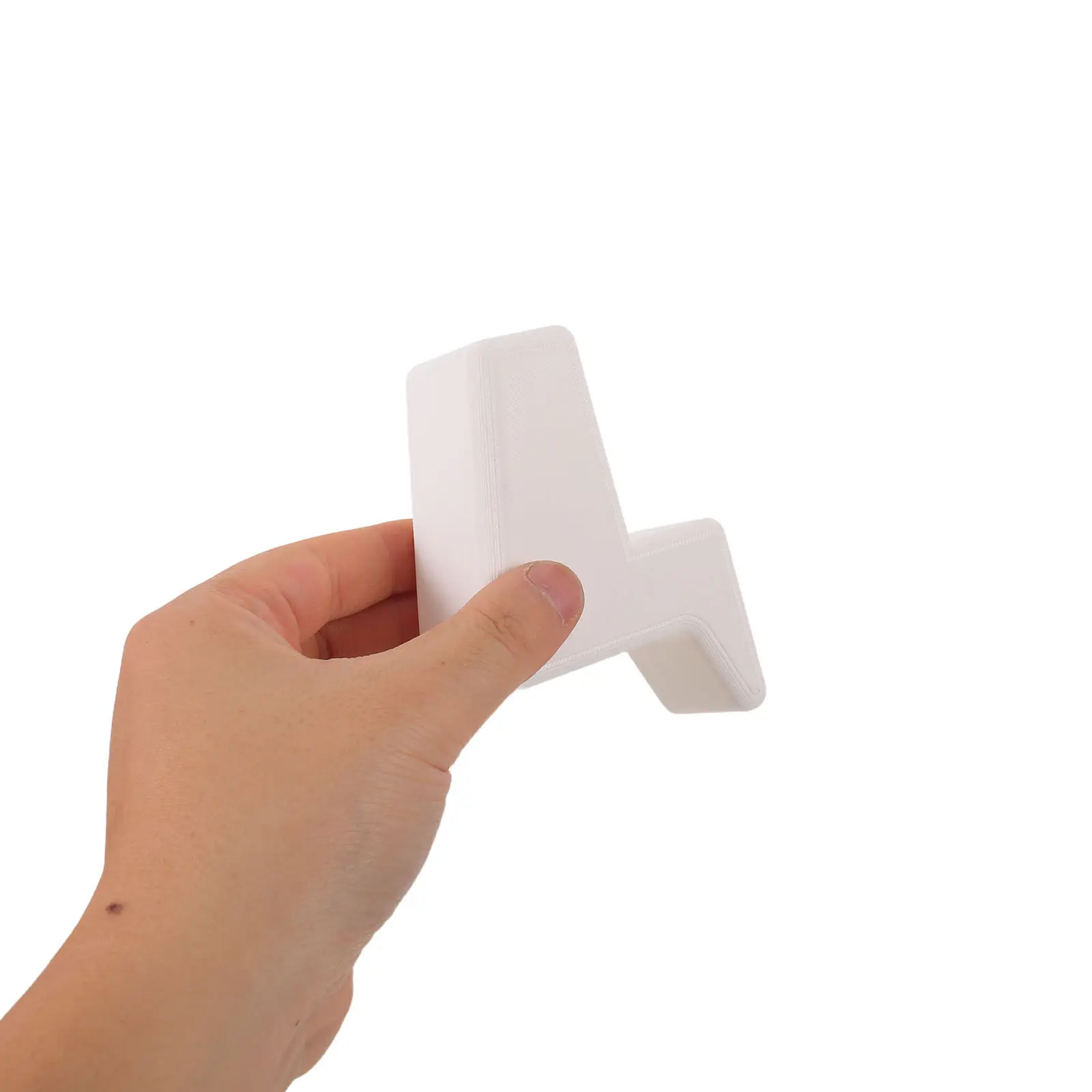 2Pcs Door Stop Wedge Heavy Duty White Door Stopper Security Stabilizer Block for Door Window Blocking Wedges Safety Stopper
