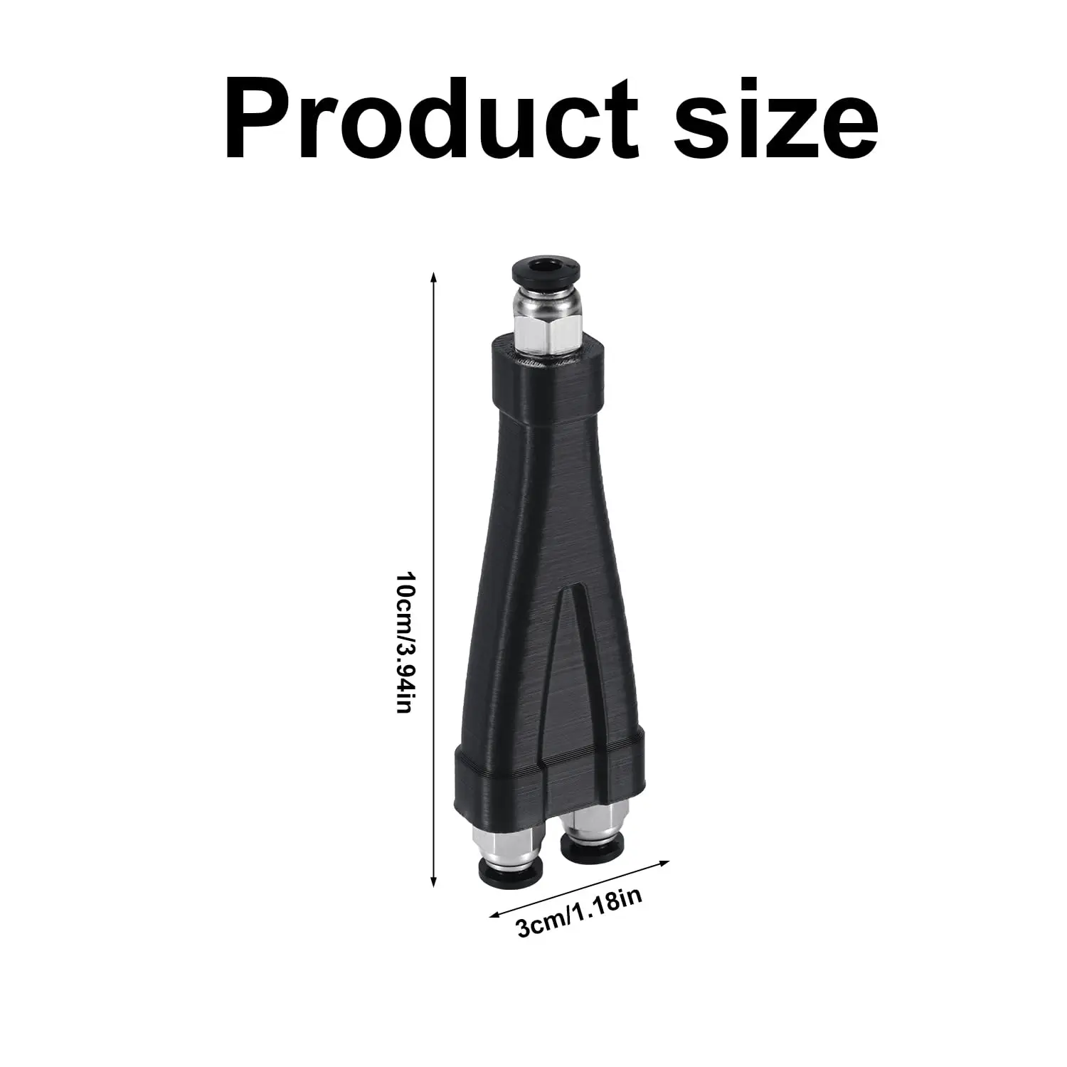 2-in-1 PTFE Adapter for Bambu Lab, Premium Tubing Connectors Feeding Modules Filament Tube Expansion Port Fit for P1S/P1C/X1C/X1