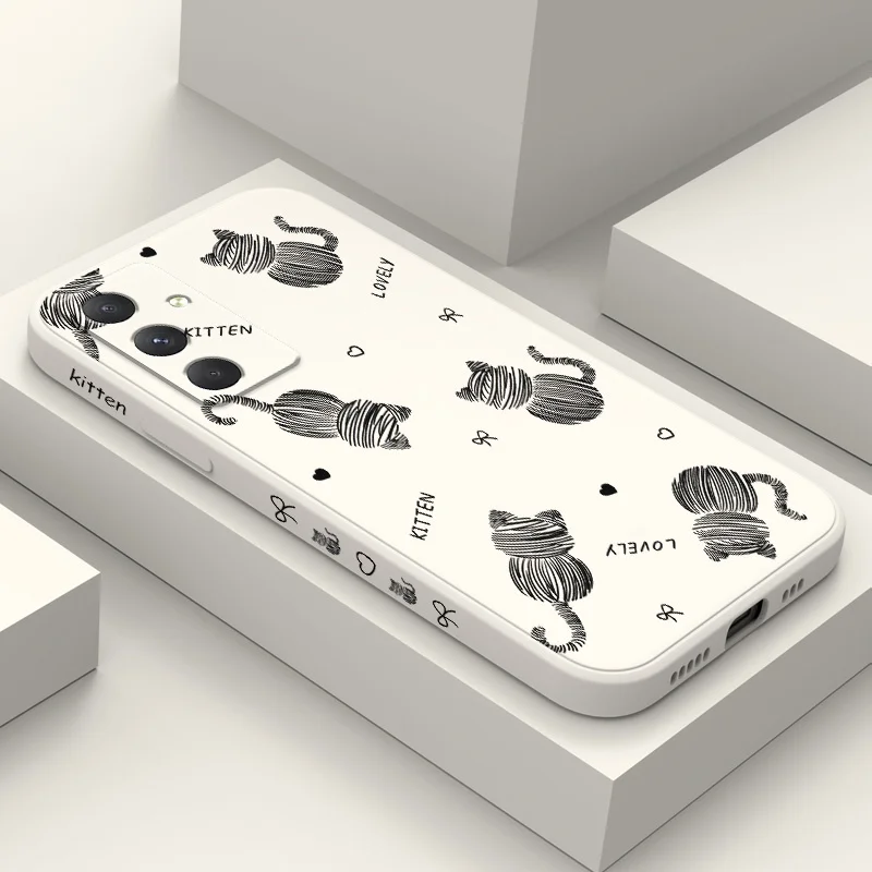 

Wool Love Cat Phone Case For Samsung Galaxy A17 A07 A56 A36 A26 A16 A06 A55 A35 A25 A15 A05 A54 A34 A24 A14 A04 Silicone Cover