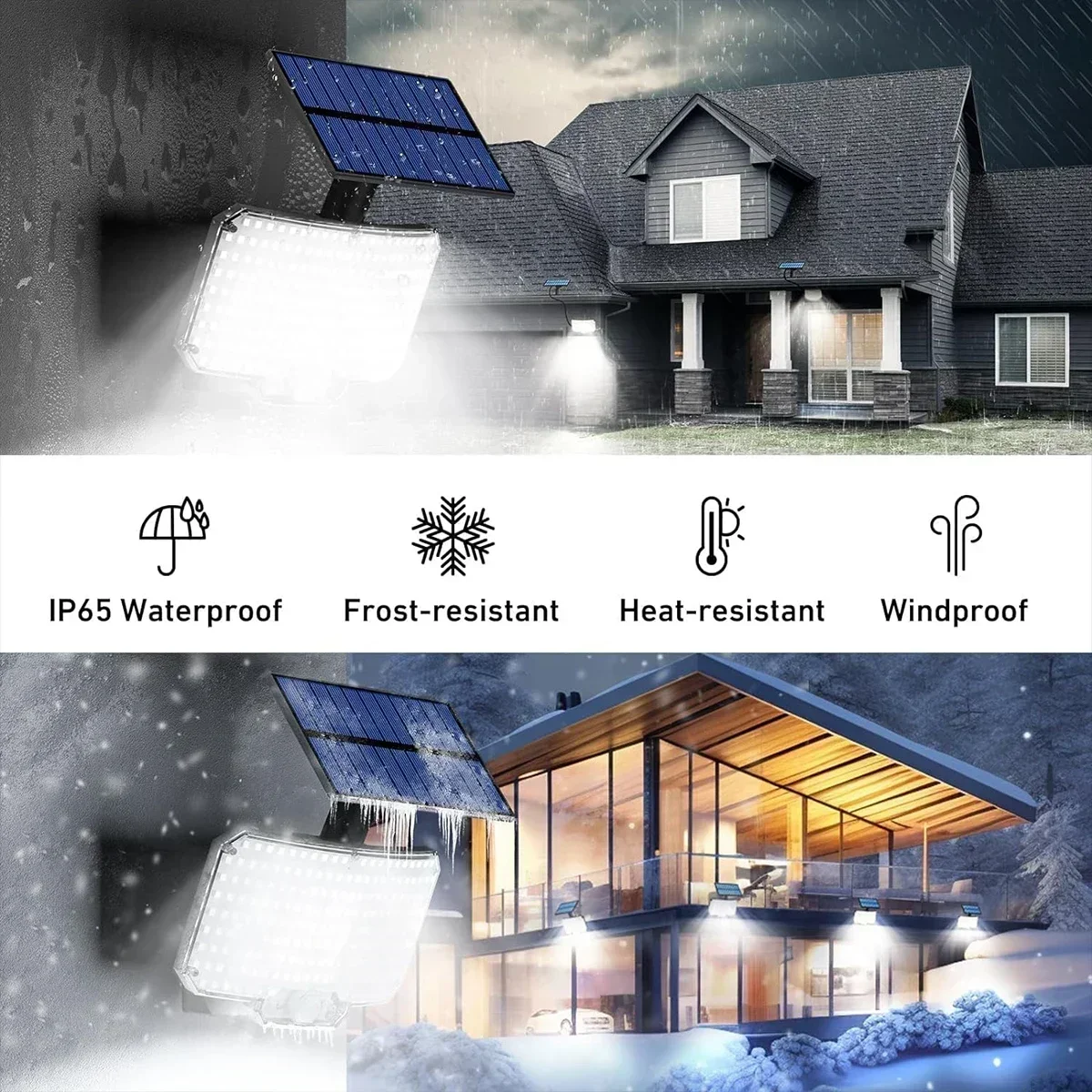 Solar Lights Outdoor with Motion Sensor 234/100LED Solar Flood Lights Waterproof Solar Powered Security Spot Lights Porch Patio