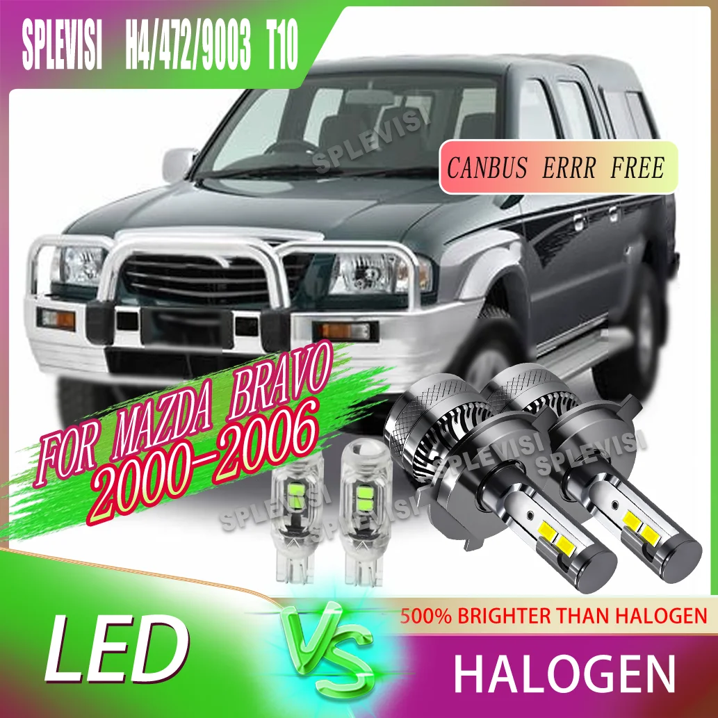 

IP68 LEDs ideal for all-season and all-weather driving brighter 3570 CSP For Mazda Bravo 2000 2001 2002 2003 2004 2005 2006