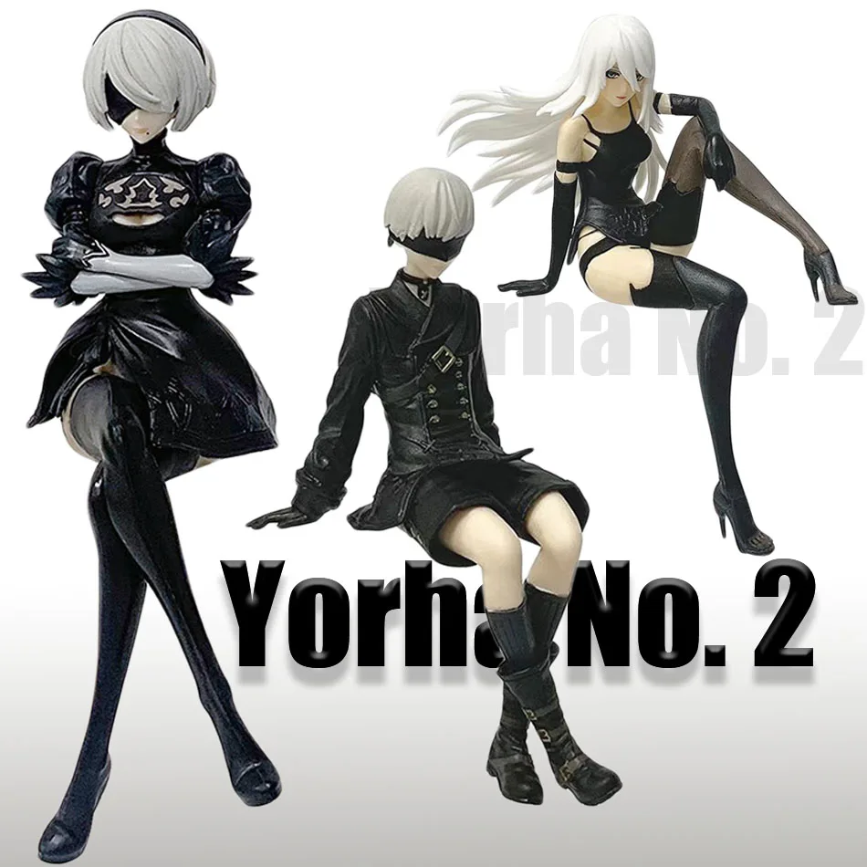 15CM NieR:Automata Yorha No. 2 Type B PVC Anime Action Figures Model Collection Ornament Anime Cartoon Model Toy Gift