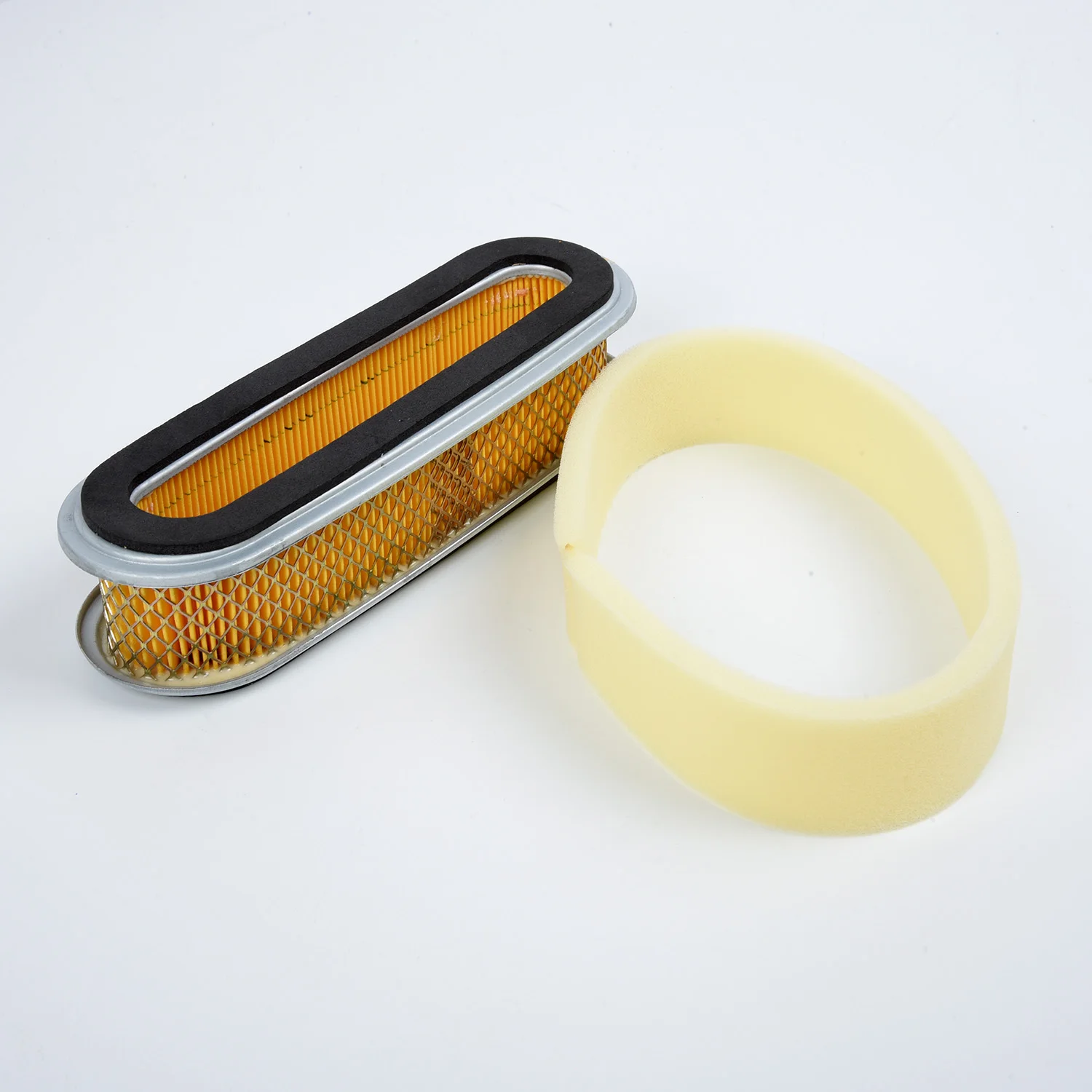فلتر هواء أصفر عالي الجودة لهوندا GV200 GXV120 HR194 HR195 HR214 HR215 HRA214 HRA215 HRC215 معدن + أدوات قطنية مرشحة