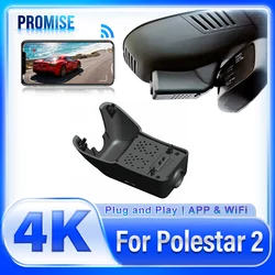 New! Plug and play Car Dvr Dash Cam Camera Video Recorder Original For Volvo Polestar 2 2020-2025 UHD 4K DashCam for Polestar 2