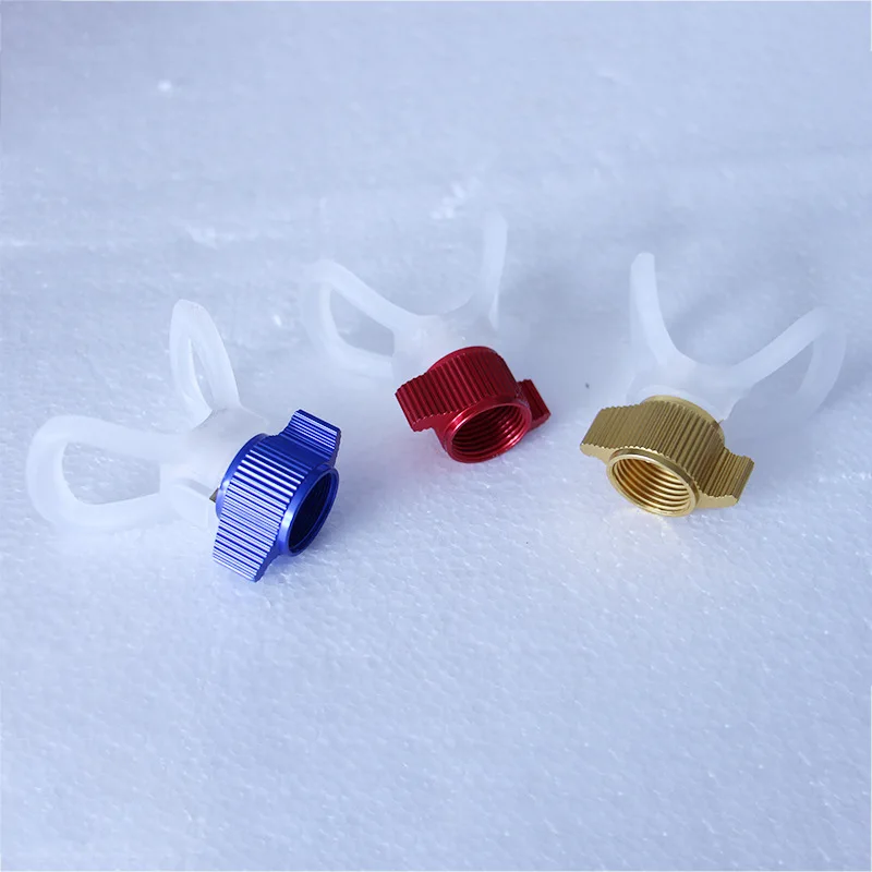 For 10pcs color random spraying machine nozzle seat shield binaural hand twist anti-drip duck bill seat beef tendon material for