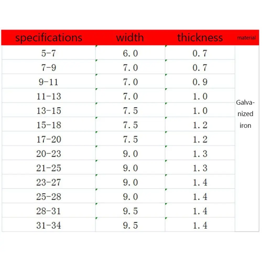 10 قطعة آذان مزدوجة دائم خرطوم المشبك مجموعة متنوعة مشبك أنابيب ثابتة دودة محرك الزنك مطلي الأنابيب هوب أنبوب الوقود انبوب ماء